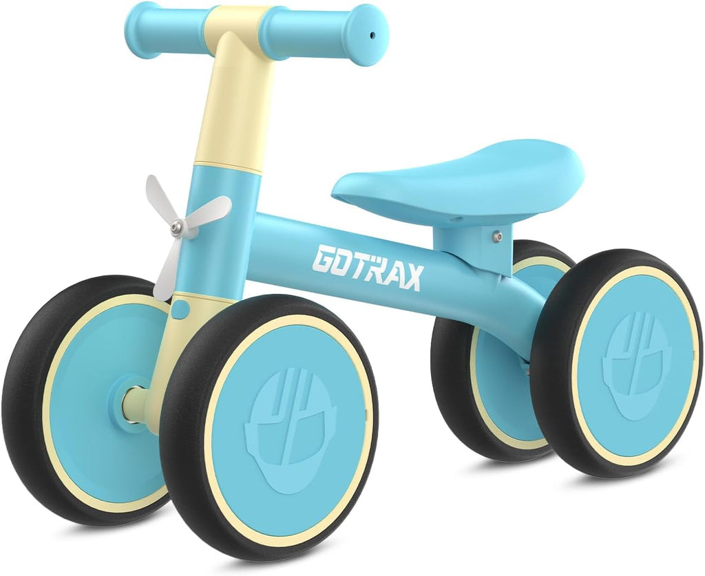 Gotrax Bicicleta de equilibrio para bebé, ruedas silenciosas de 7 pulgadas