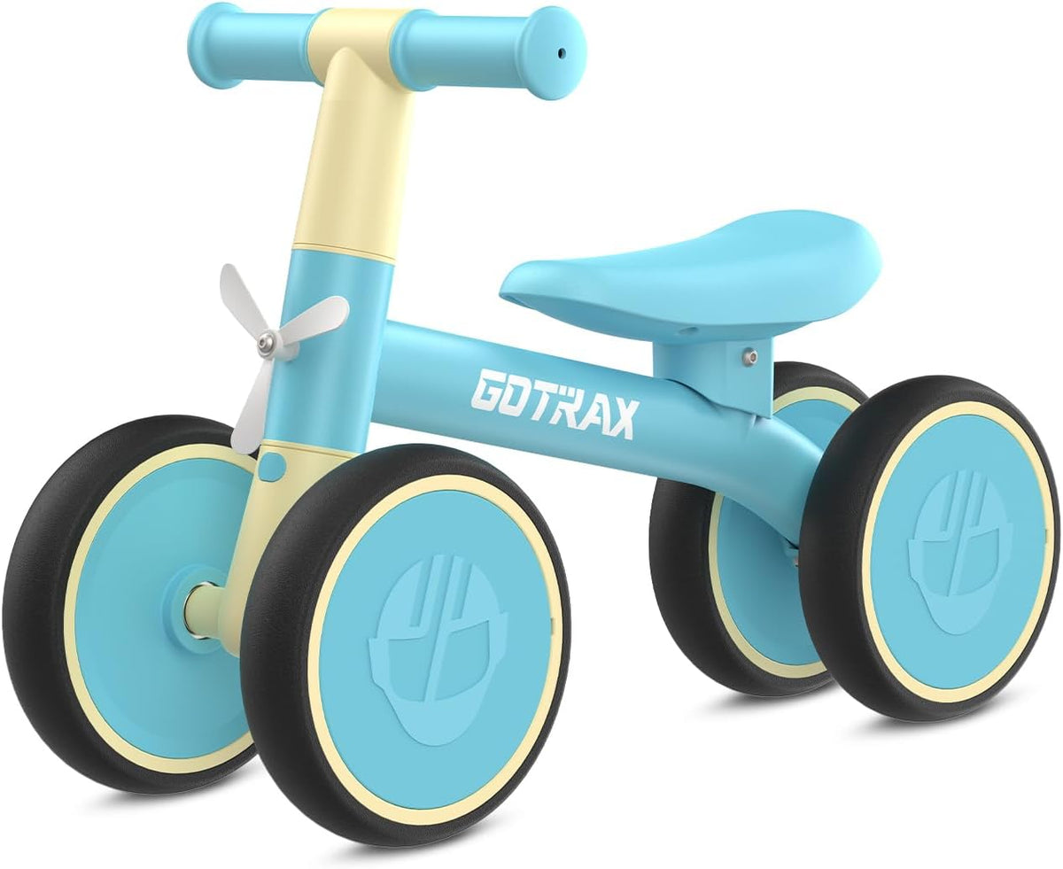 Gotrax Bicicleta de equilibrio para bebé, ruedas silenciosas de 7 pulgadas