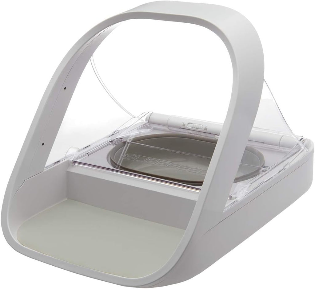Sure Petcare -SureFlap - SureFeed - Alimentador para mascotas con microchip - Comedero automático selectivo para mascotas que hace que las comidas sean libres de estrés, adecuado tanto para alimentos