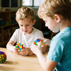 Speed Cubes - Paquete de 8 cubos de rompecabezas mágicos para niños y