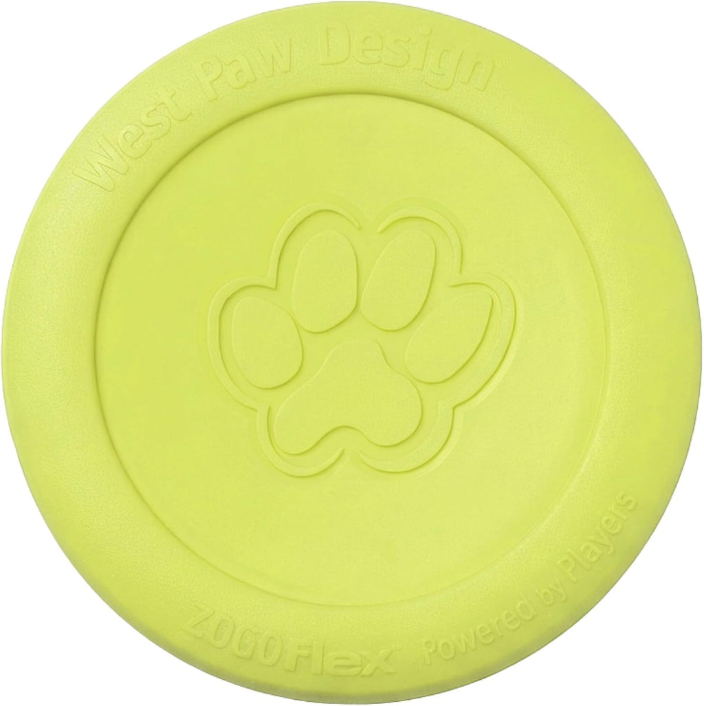 West Paw Zogoflex Zisc Dog Frisbee, disco aerodinámico de alto vuelo para perros, cachorros – Frisbees de perro ligero flotable para ir a buscar, tironear, atrapar y jugar – también se puede usar como cuenco de comida/agua, fabricado en Estados Unidos., L