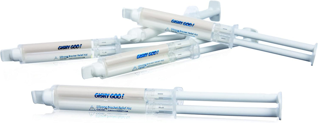 Gishy Goo! Reemplazo de cera dental para ortodoncia. Alivio del dol...