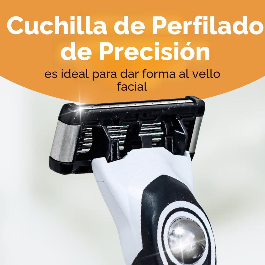 BIC Flex 5: cuchillas de afeitar recargables para hombre, 5 hojas,...