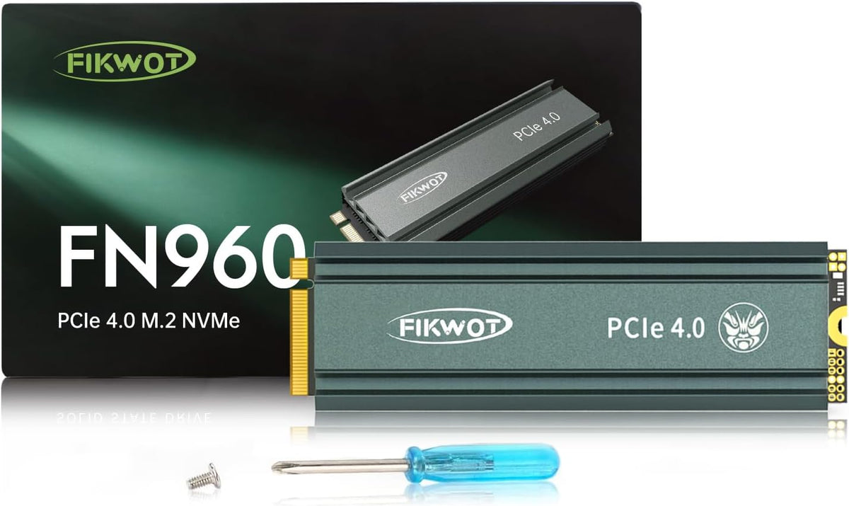 Fikwot FN960 Unidad interna de estado sólido SSD M.2 NVMe de 512 GB...