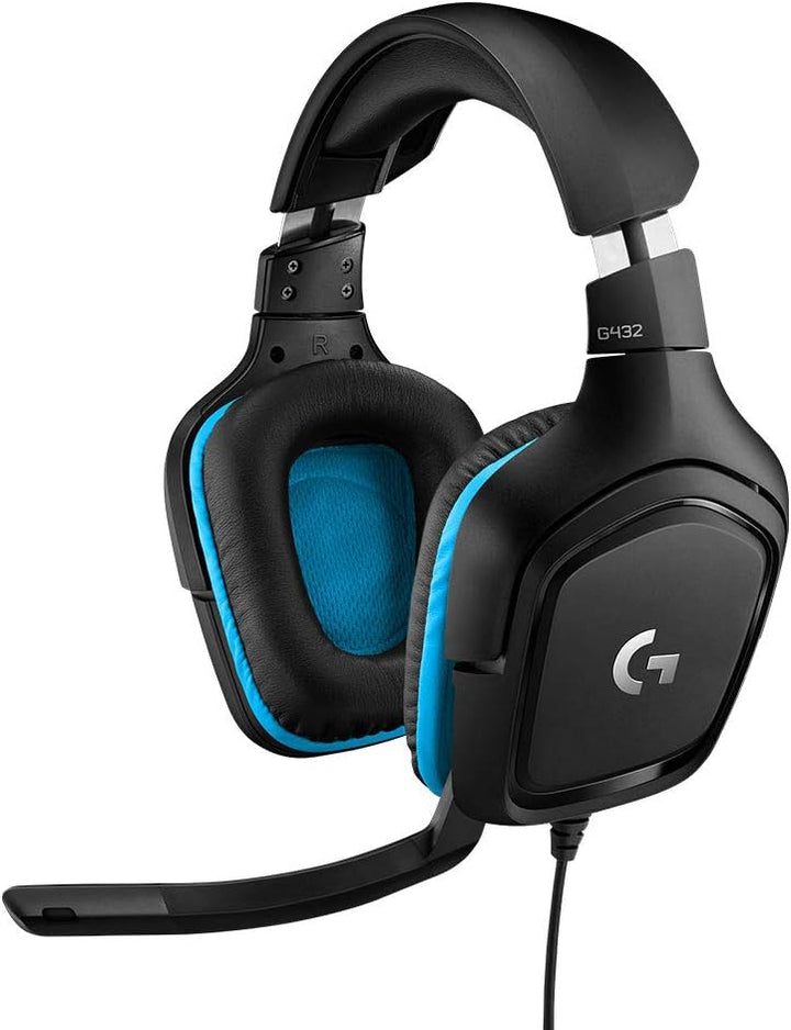 Logitech G432 Auriculares con Cable para Juegos, Sonido Envolvente...