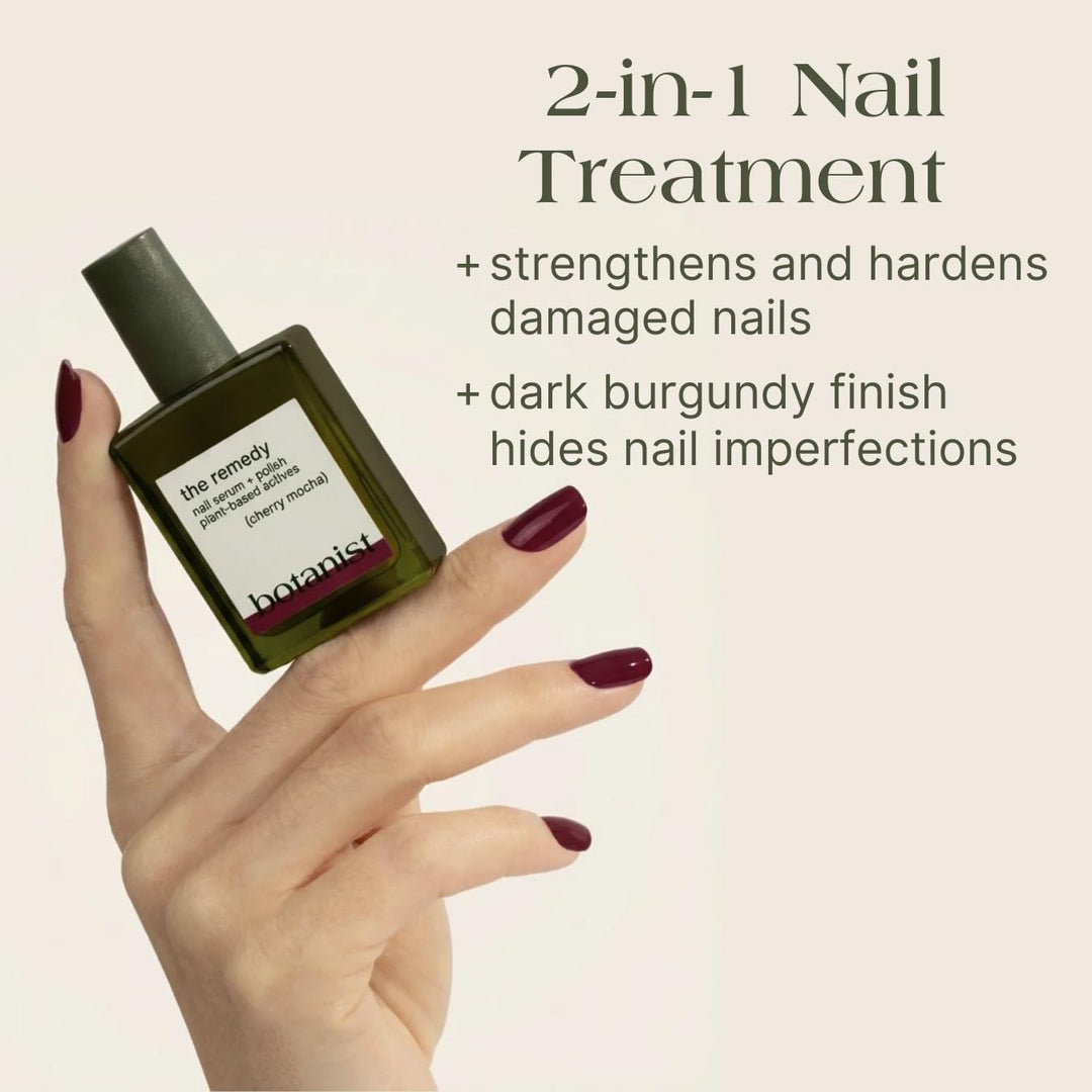 Botanist The Remedy - Esmalte fortalecedor de uñas, repara y endure...