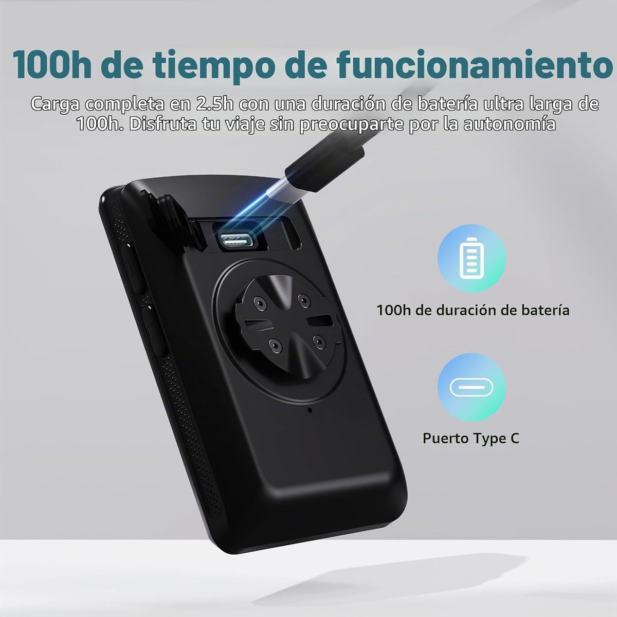 CYCPLUS Bomba de bicicleta AS2PRO + Ciclocomputador GPS M3