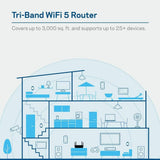 Linksys Router Wi-Fi inteligente AC3000 para redes domésticas, MU-M...