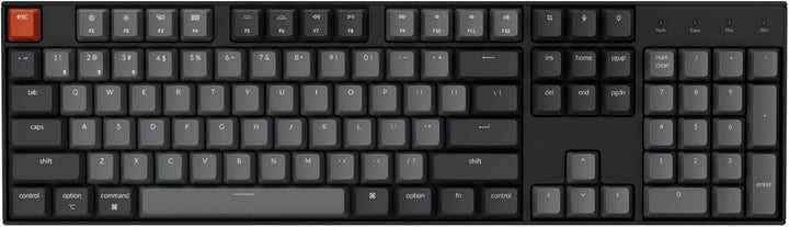 Teclado mecánico inalámbrico Bluetooth Keychron K10 de tamaño compl...