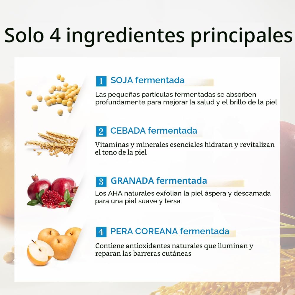 mixsoon Esencia de Frijol - Exfoliante, Hidratante, Extracto de Fri...