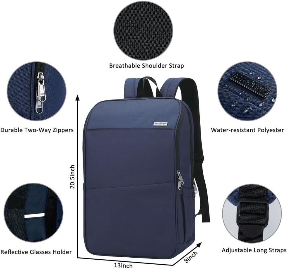 MAXTOP Mochila de viaje para computadora portátil, mochilas de nego...