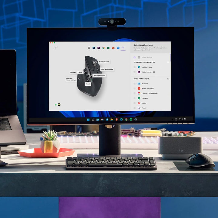Logitech MX Master 3S - Mouse inalámbrico de rendimiento con despla...
