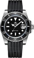 ADDIESDIVE Reloj de buceo para hombre de 1.614 in con movimiento de cuarzo para hombre, esfera fácil de leer, 200 M, impermeable, BGW9, luminoso, analógico, naranja, rojo, verde/negro, esfera
