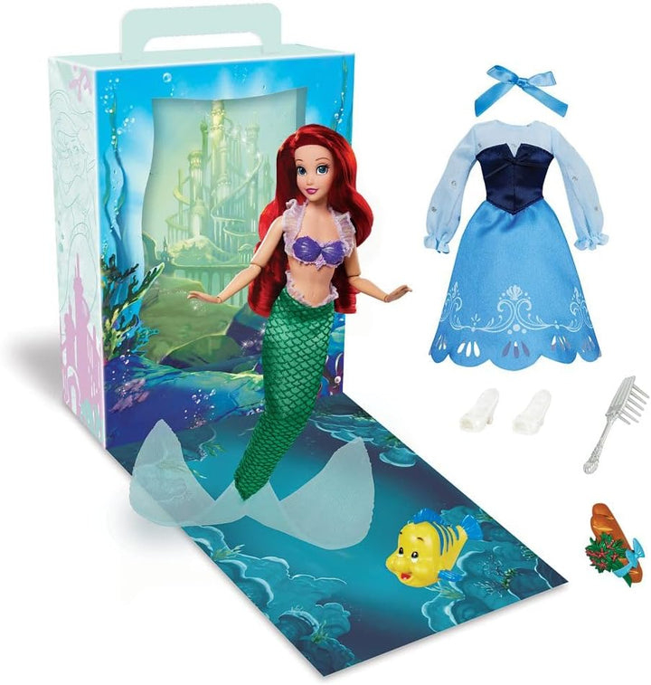 Disney Store Muñeca oficial de Ariel Story, de 11 pulgadas, incluye...
