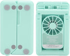 Sorandy Sorandyuqpazfx71c-13 - Radiador de teléfono celular con ventilador de refrigeración, soporte de teléfono de escritorio con luz RGB, compatible con Android, todos los teléfonos móviles (verde),