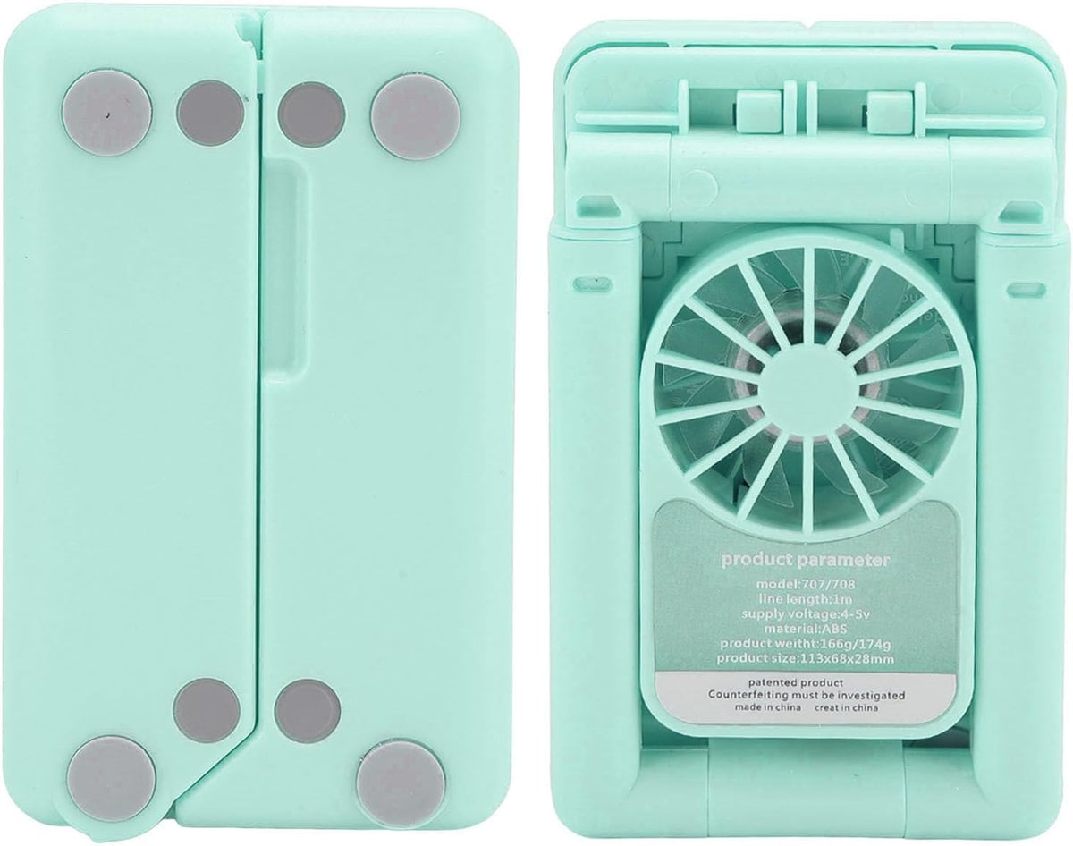 Sorandy Sorandyuqpazfx71c-13 - Radiador de teléfono celular con ventilador de refrigeración, soporte de teléfono de escritorio con luz RGB, compatible con Android, todos los teléfonos móviles (verde),