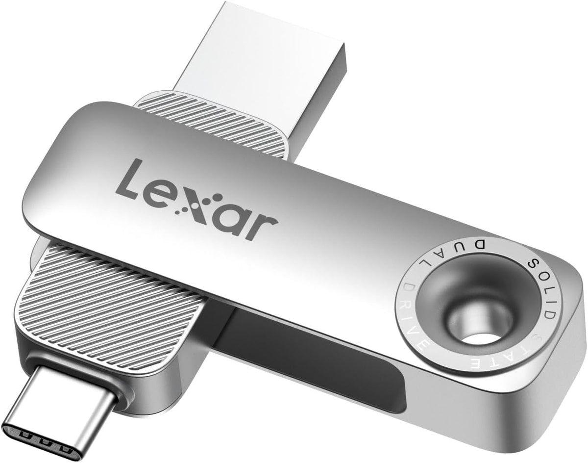 Lexar Unidad dual de estado sólido D50E de 1 TB, unidad flash USB d...