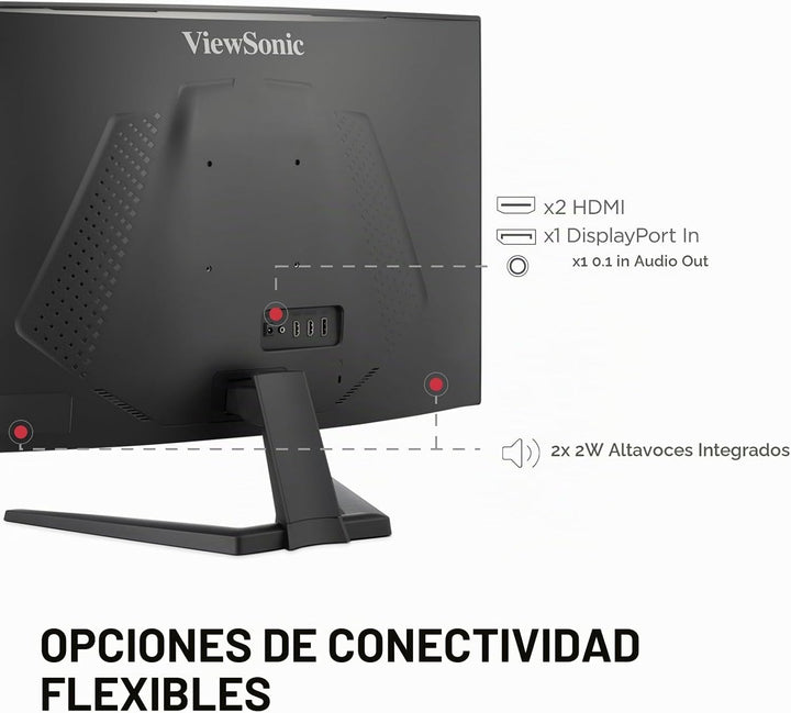 ViewSonic VX3228C-2K Monitor curvo para juegos de 32 pulgadas 1440p...