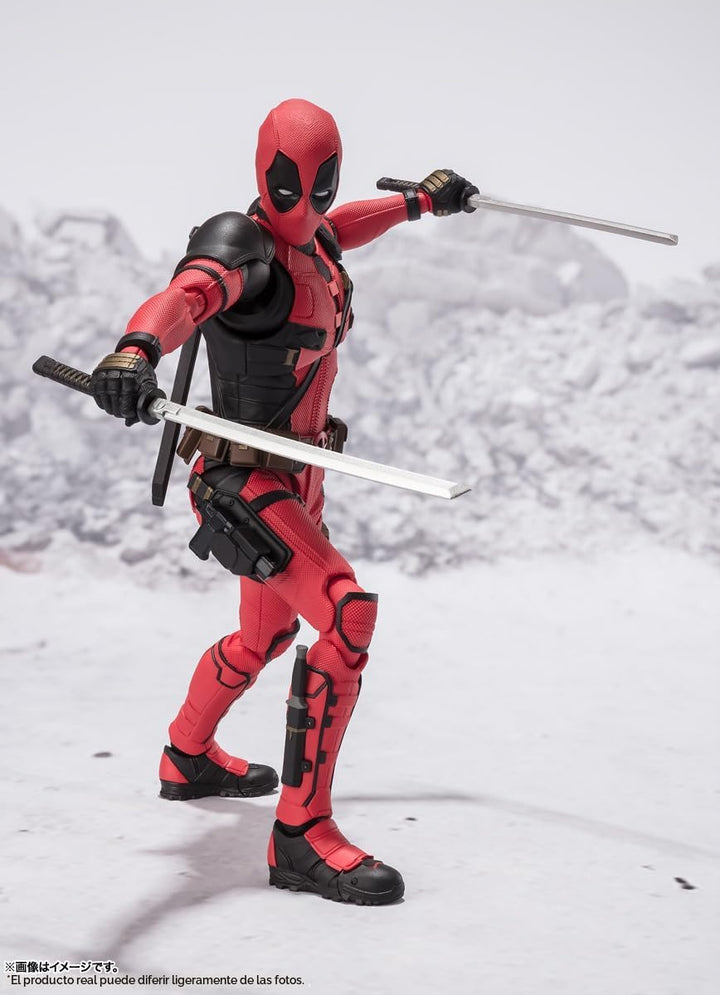 TAMASHII NATIONS - Deadpool &amp; Wolverine - Deadpool, Figura de a...