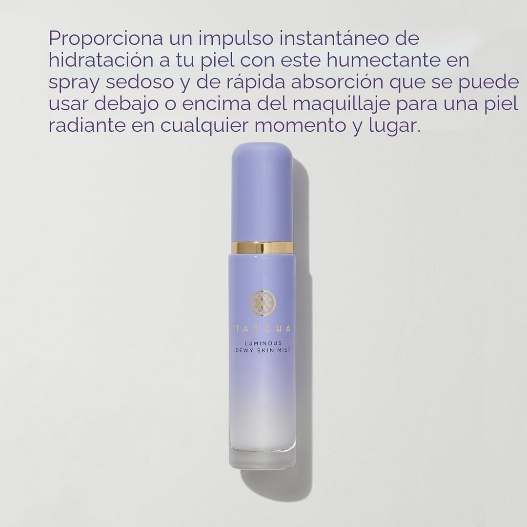Tatcha Luminous Dewy Skin Mist | Spray hidratante y acabado 2 en 1...