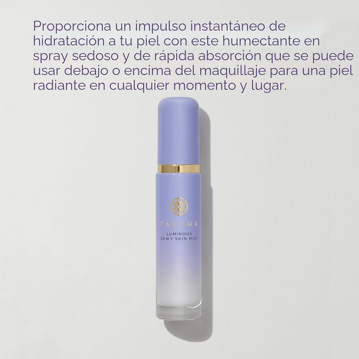 Tatcha Luminous Dewy Skin Mist | Spray hidratante y acabado 2 en 1...