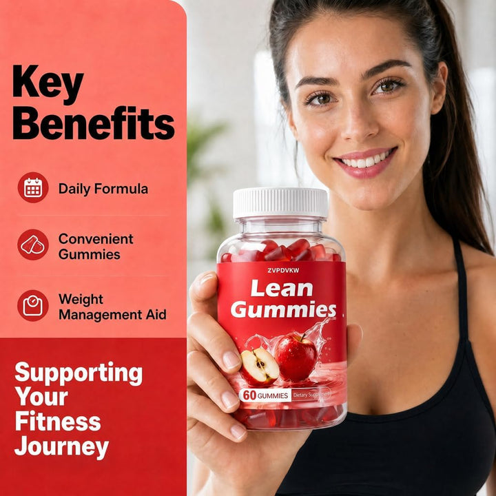 ZVPDVKW Jelly Gomitas magras multivitamínicas, apoyo nutricional di...