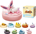 Pokemon - Caja ciega para dormir Eevee - con cama - Mini - Caja de acebo