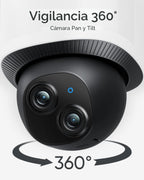 Cámara de seguridad eufy Security Floodlight E340 con cable