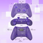 Control inalámbrico SZYUYU 2.4GHz para Xbox One, Xbox Series X|S, PC Steam (Púrpura)