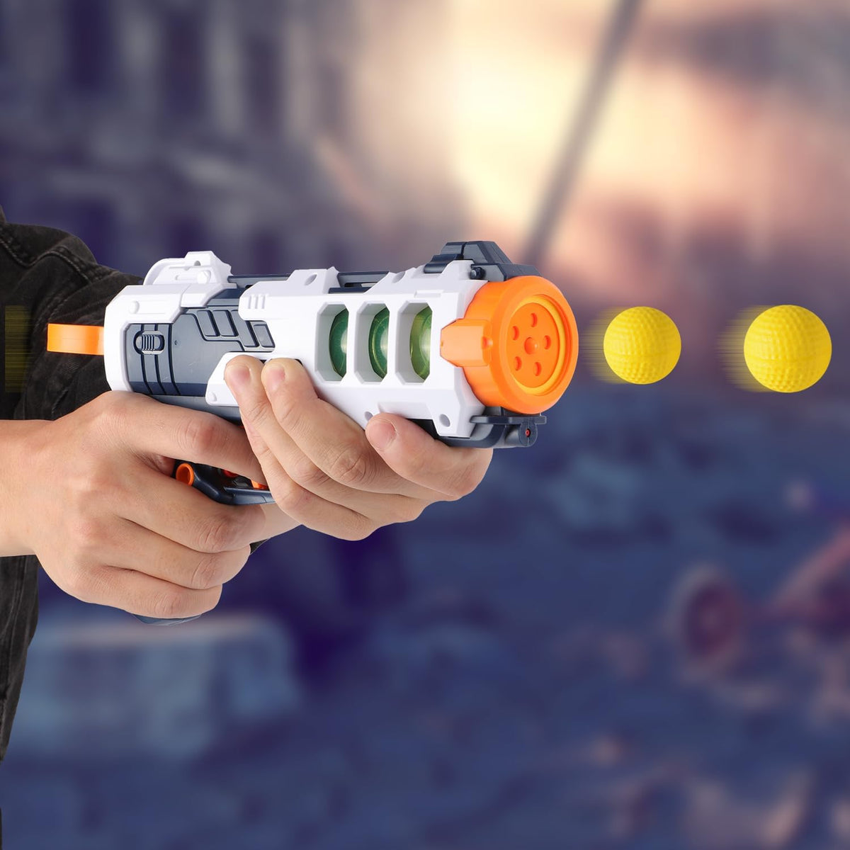 POKONBOY Paquete de Repuesto de 300 Balas Rival Pelotas de Espuma Compatibles con Nerf Rival Amarillas con Bolsa de Almacenamiento