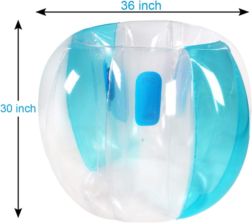 ZHUYNXIR 2 PC Bola Sumo para Niños, Bolas de Parachoques Hinchables para Niños, Bola Sumo para Niños, Bola de Juego de Césped para Niños al Aire Libre para Juego de Equipos para +3 Años (36 pulgadas