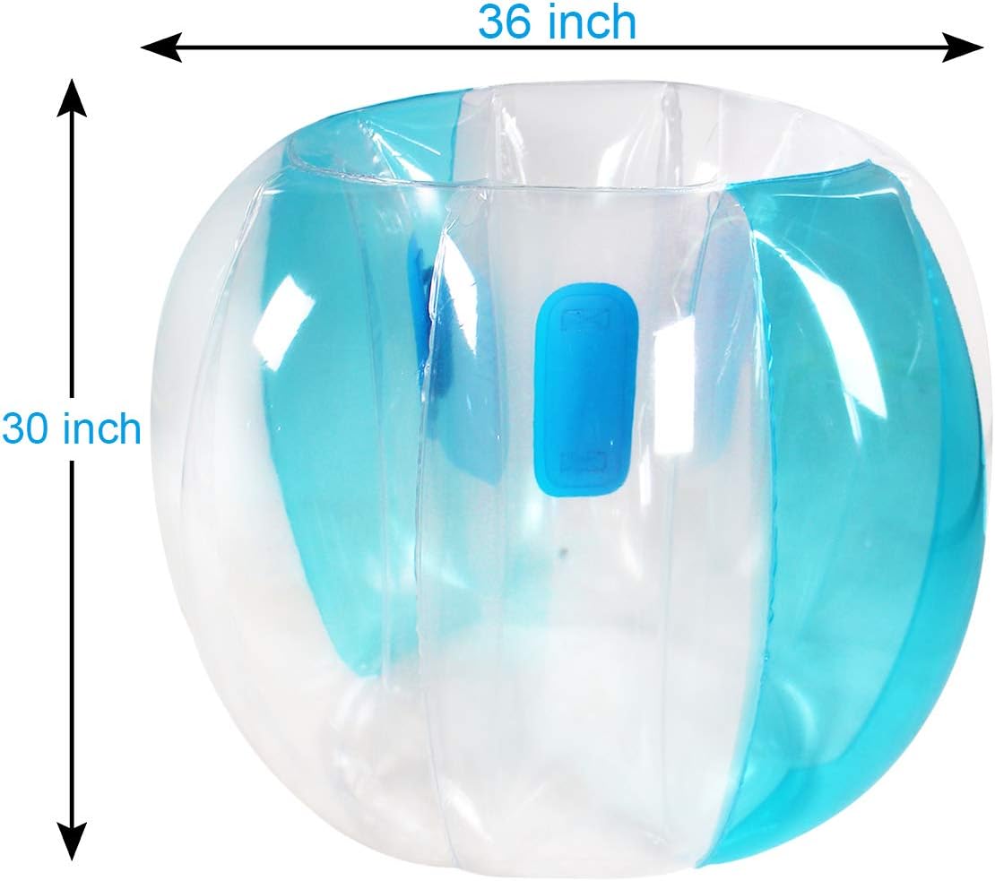 ZHUYNXIR 2 PC Bola Sumo para Niños, Bolas de Parachoques Hinchables para Niños, Bola Sumo para Niños, Bola de Juego de Césped para Niños al Aire Libre para Juego de Equipos para +3 Años (36 pulgadas