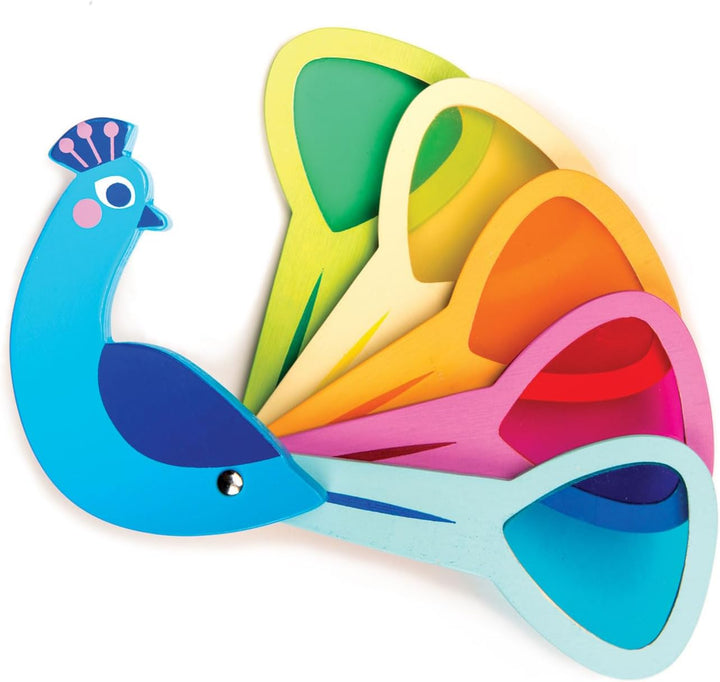 Tender Leaf Toys - Colores de pavo real - Juguetes de aprendizaje d...