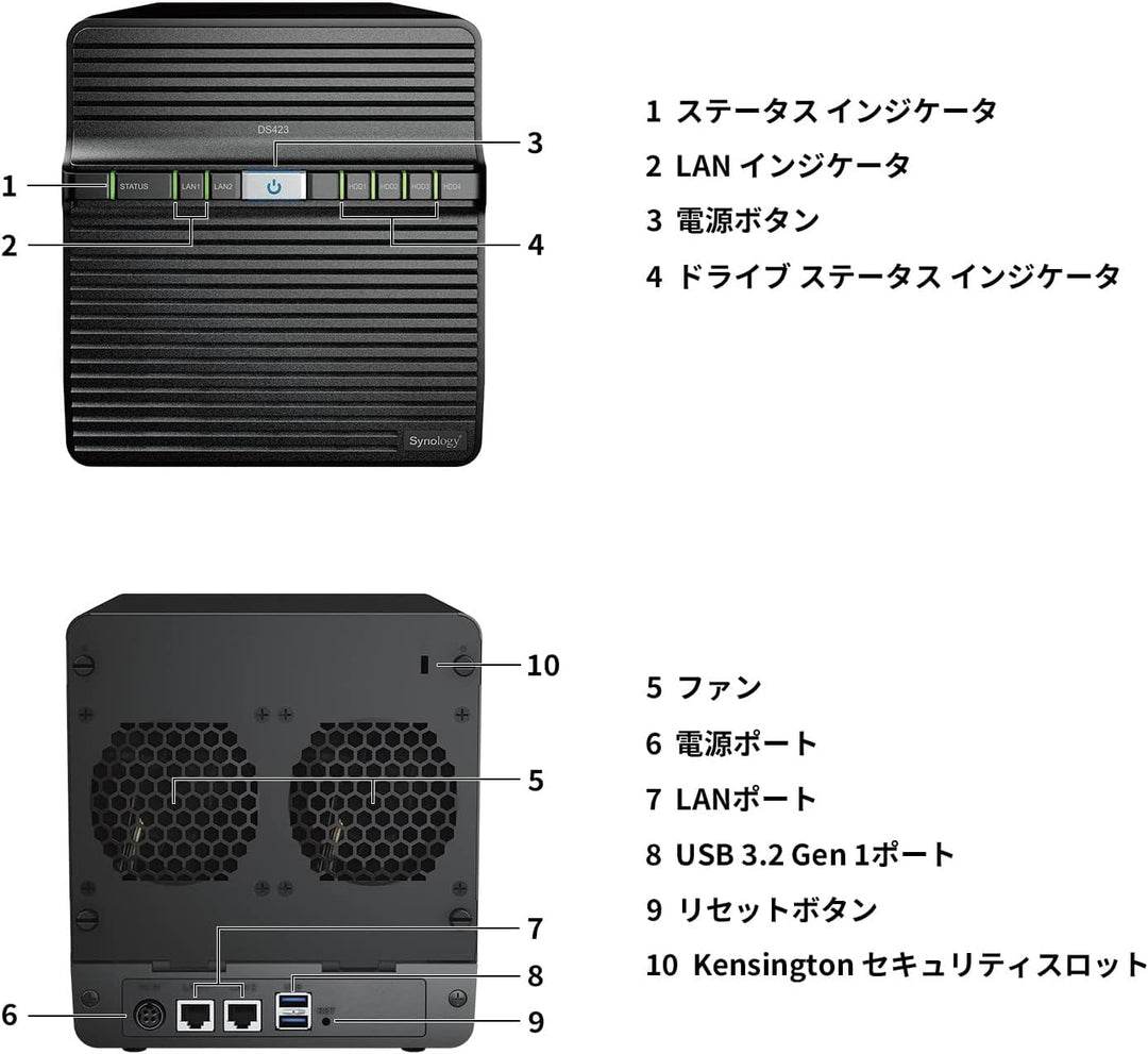 Synology Backup DS423 Family &amp; Business - Uso compartido seguro...