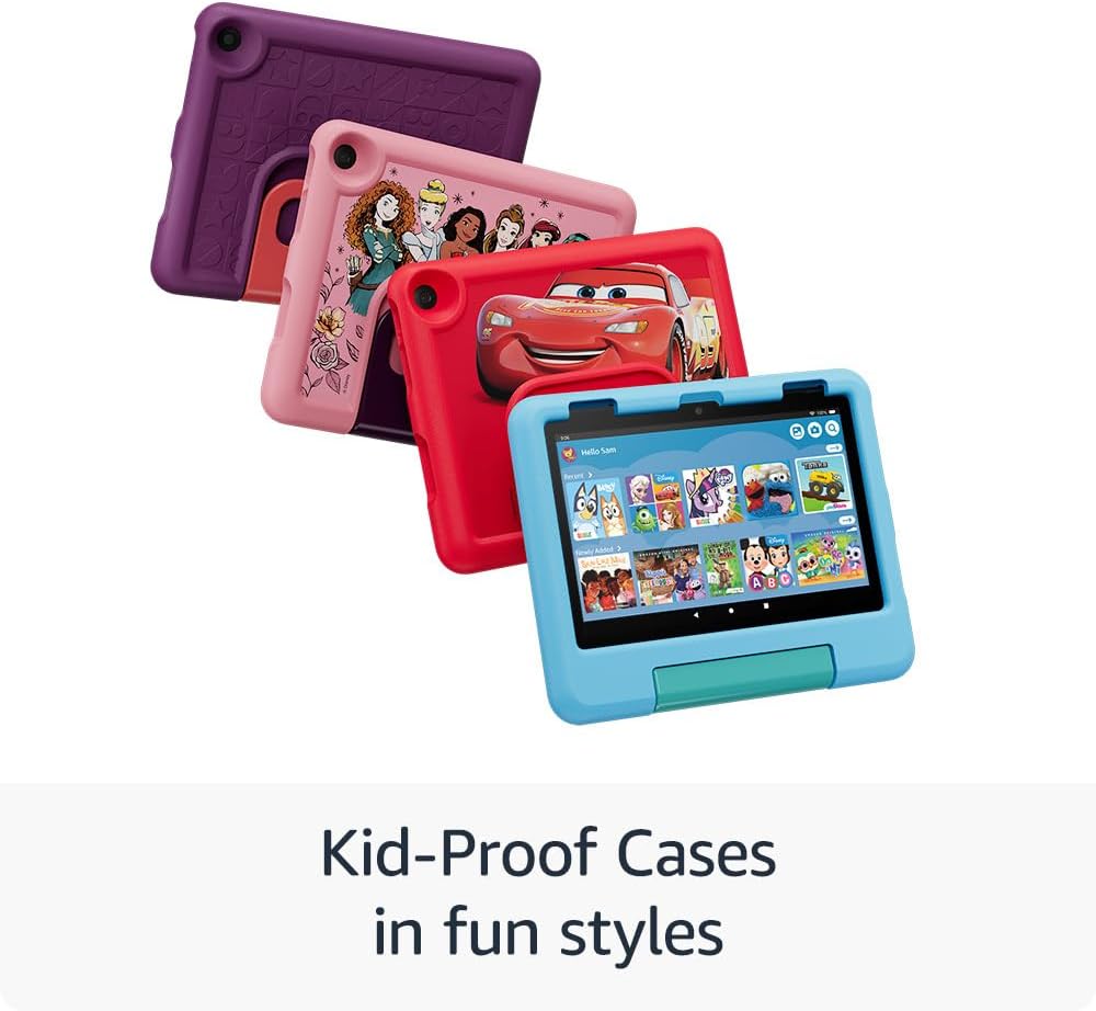 tablet infantil Amazon Fire HD 8, de 3 a 7 años | 4 GB de memoria ,...