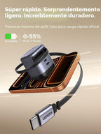UGREEN Nexode 45W Bloque de cargador retráctil, adaptador de carga rápida 3