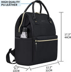 KROSER Mochila para portátil, Negro, 2-17 pulgadas