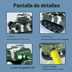 Mini WWII Gris Alemán Tigre RC Tanque Juguete 1/72 Escala Modelo Electrónico Radio Control Remoto Vehículo Tanque