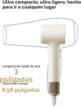 Laifen Mini secador de pelo, ligero y compacto, de alta velocidad,...