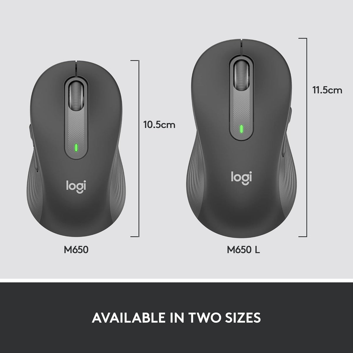 Logitech Signature M650 L para mouse inalámbrico de negocios, para...