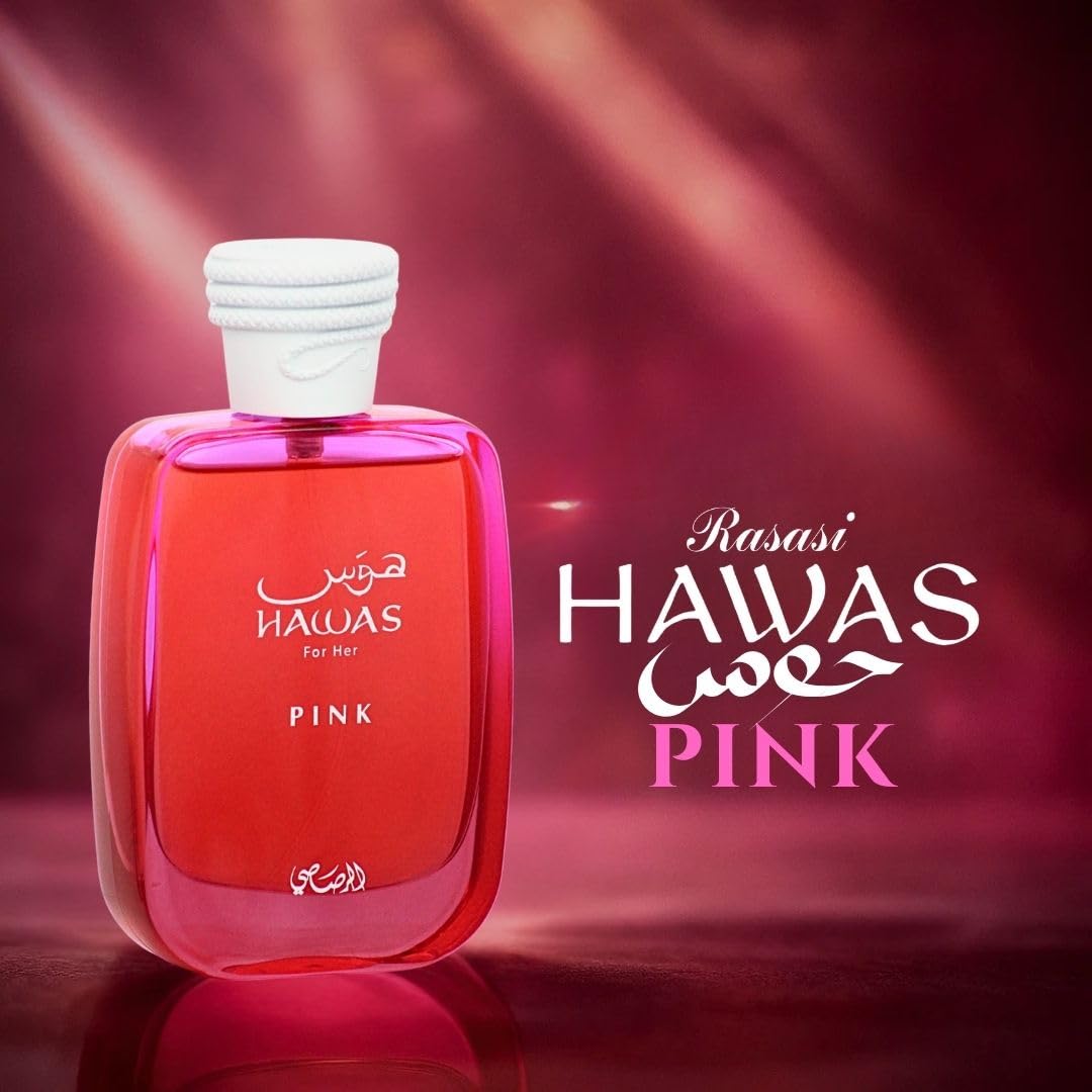 RASASI Hawas Pink para Ella \u2013 Vaporizador de Eau de Parfum 100...