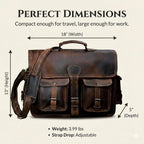 Maletín de cuero para trabajo para hombres y mujeres marrón oscuro bandolera Satchel de cuero genuino bolso de oficina para hombres y mujeres para computadora de 18 pulgadas viaje messenger bolsa para laptop Cureo