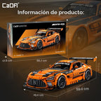 CaDA Master C64008W Mercedes-AMG GT3 - Juego de construcción a escala 1:8 – 5466 piezas con licencia oficial de Supercar, kit de bloques de construcción de autos de carreras grandes para adultos y adolescentes