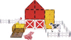MAGNA-TILES Farm Animals - Juego de construcción magnética de 25 piezas, la marca original de construcción magnética