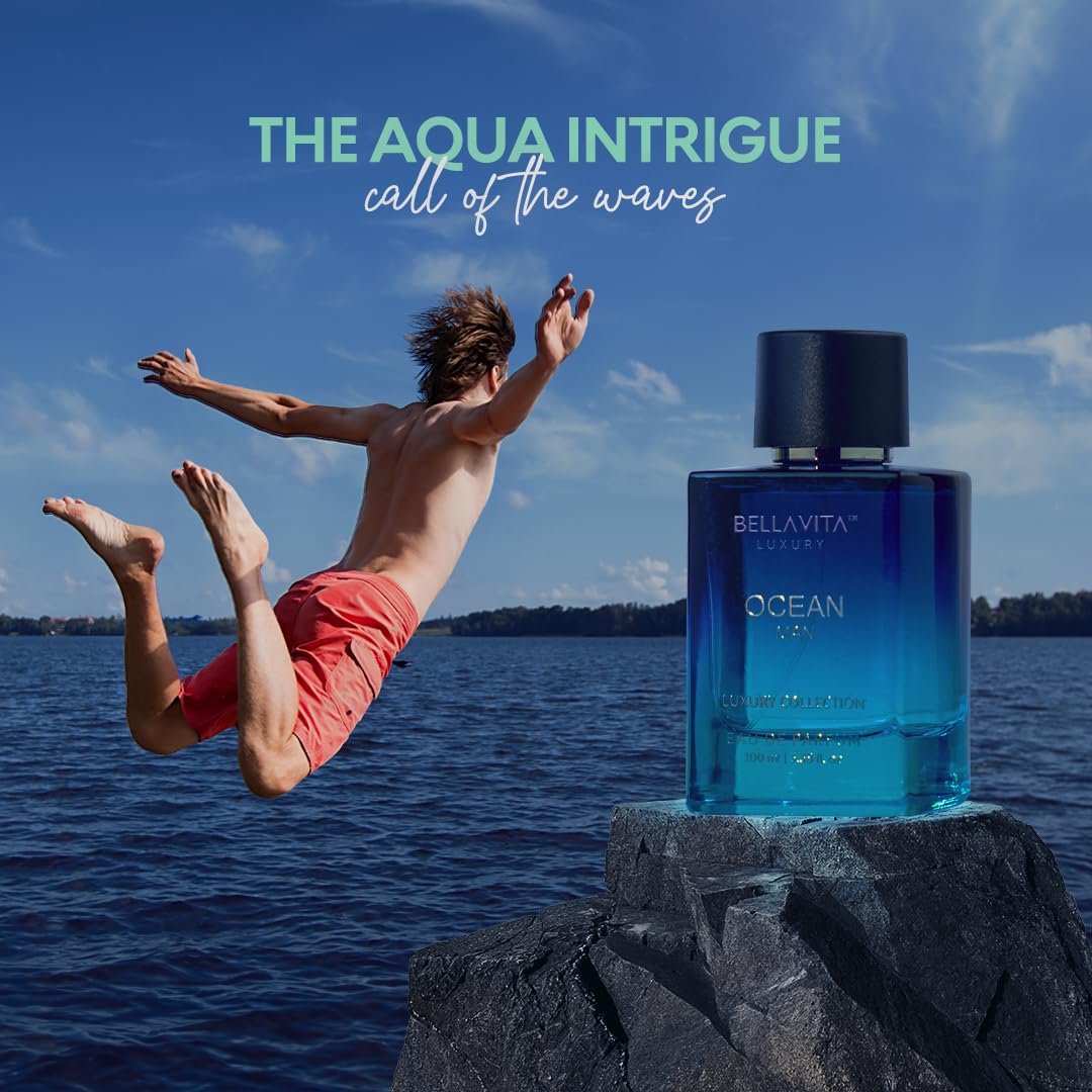Bella Vita Luxury OCEAN Eau de Perfume para Hombre (100ml) | Fragan...
