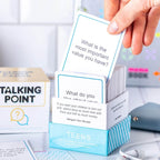 TALKING POINT CARDS Paquete para niños y adolescentes: 400 iniciadores de conversación que provocan el pensamiento - 2 paquetes: niños + adolescentes