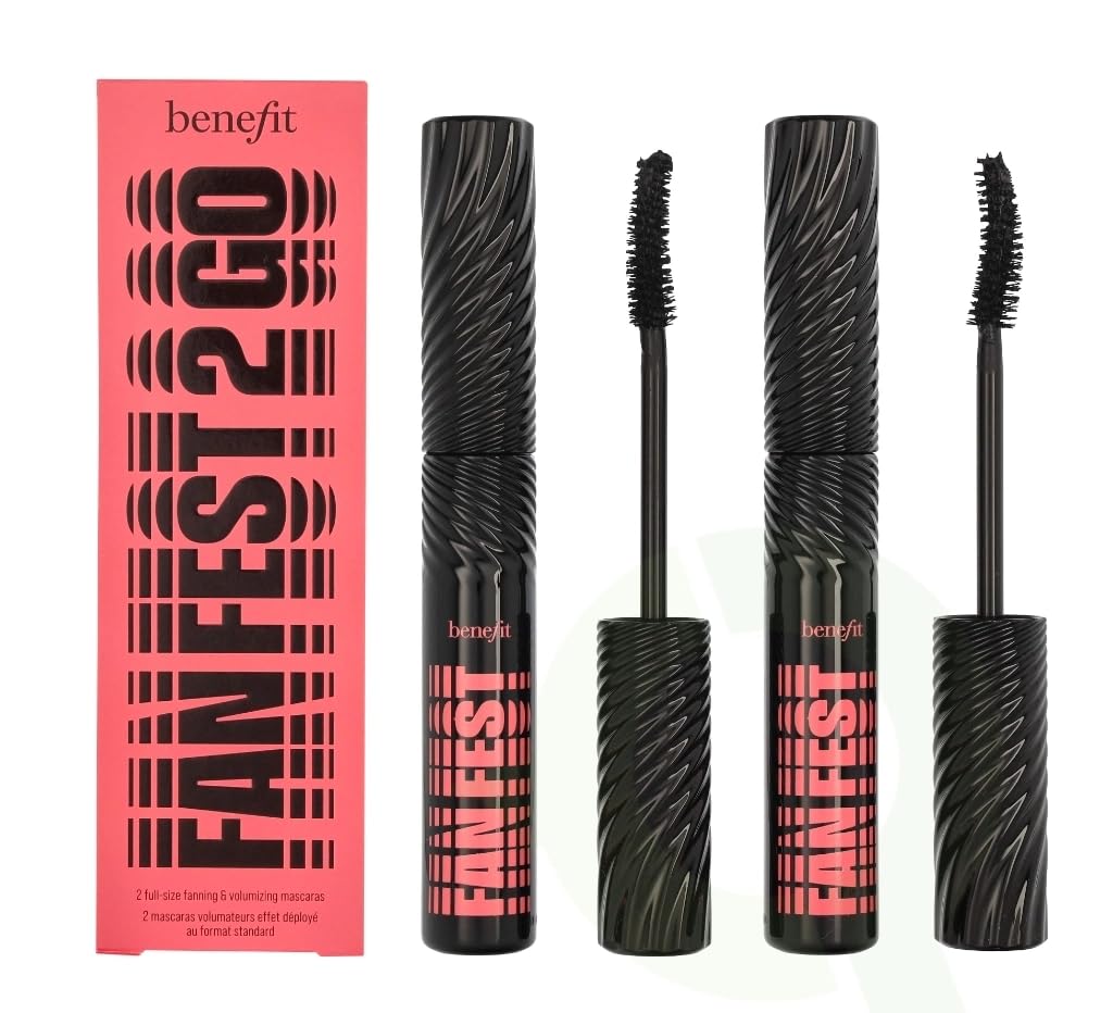 Benefit Fan Fest Fanning &amp; Volumizing Mascara Juego de 2 piezas...