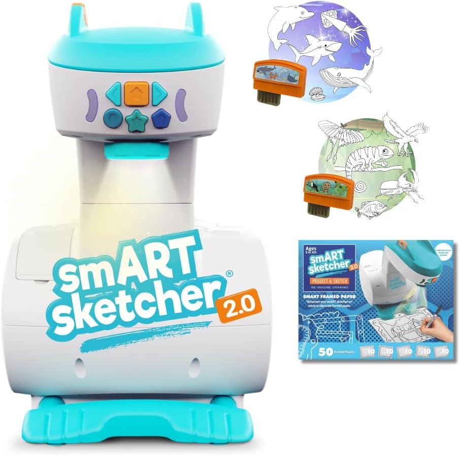 Flycatcher smART Sketcher 2.0 - Proyector de dibujo 4 en 1, para niños a partir de 5 años