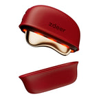 GS5 Herramienta de Gua Sha Eléctrica Calentada, Masajeador Facial con Luz Roja, Rojo