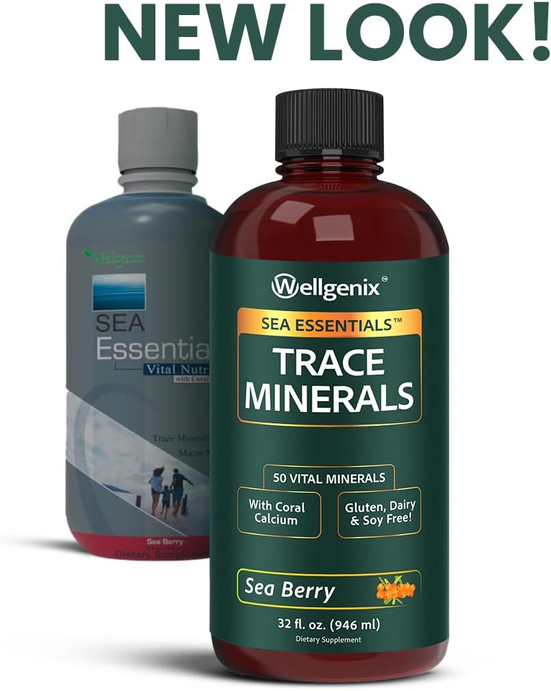 Wellgenix Sea Essentials Vital Nutrients - Multivtamina líquida de...